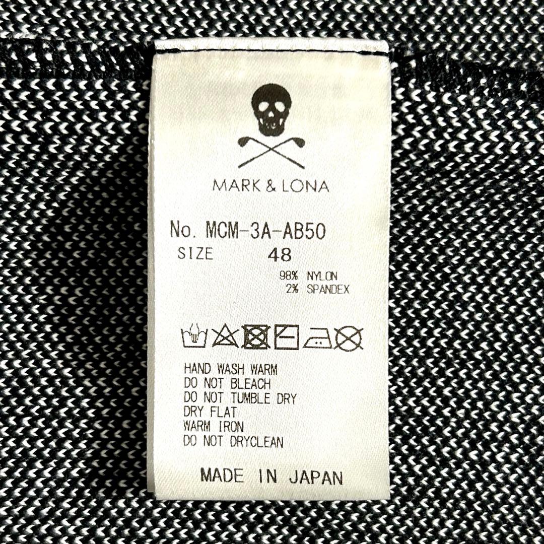 MARK & LONA，マークアンドロナ　フルジップ ニットベスト