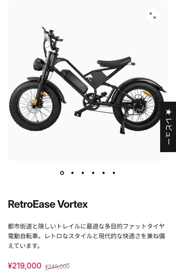 Retroease Vortex 電動アシスト自転車