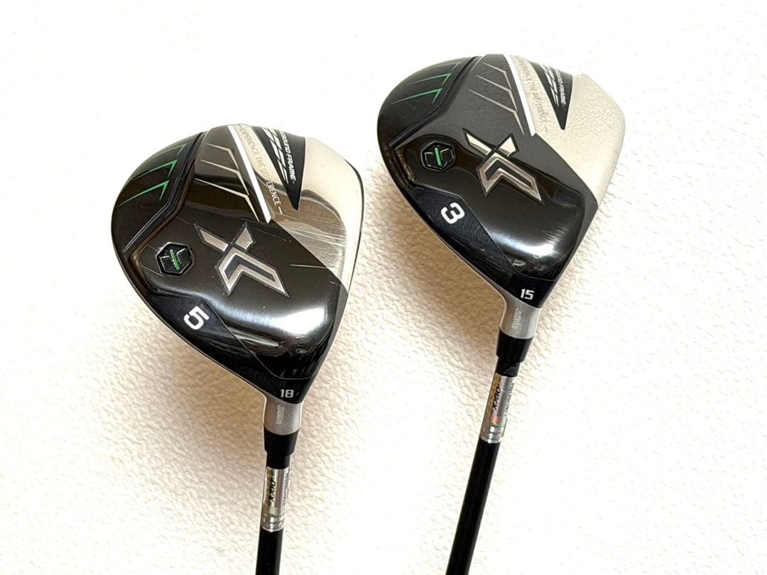 【２本セット】ゼクシオX 2022 ユーティリティー3番 ・5番