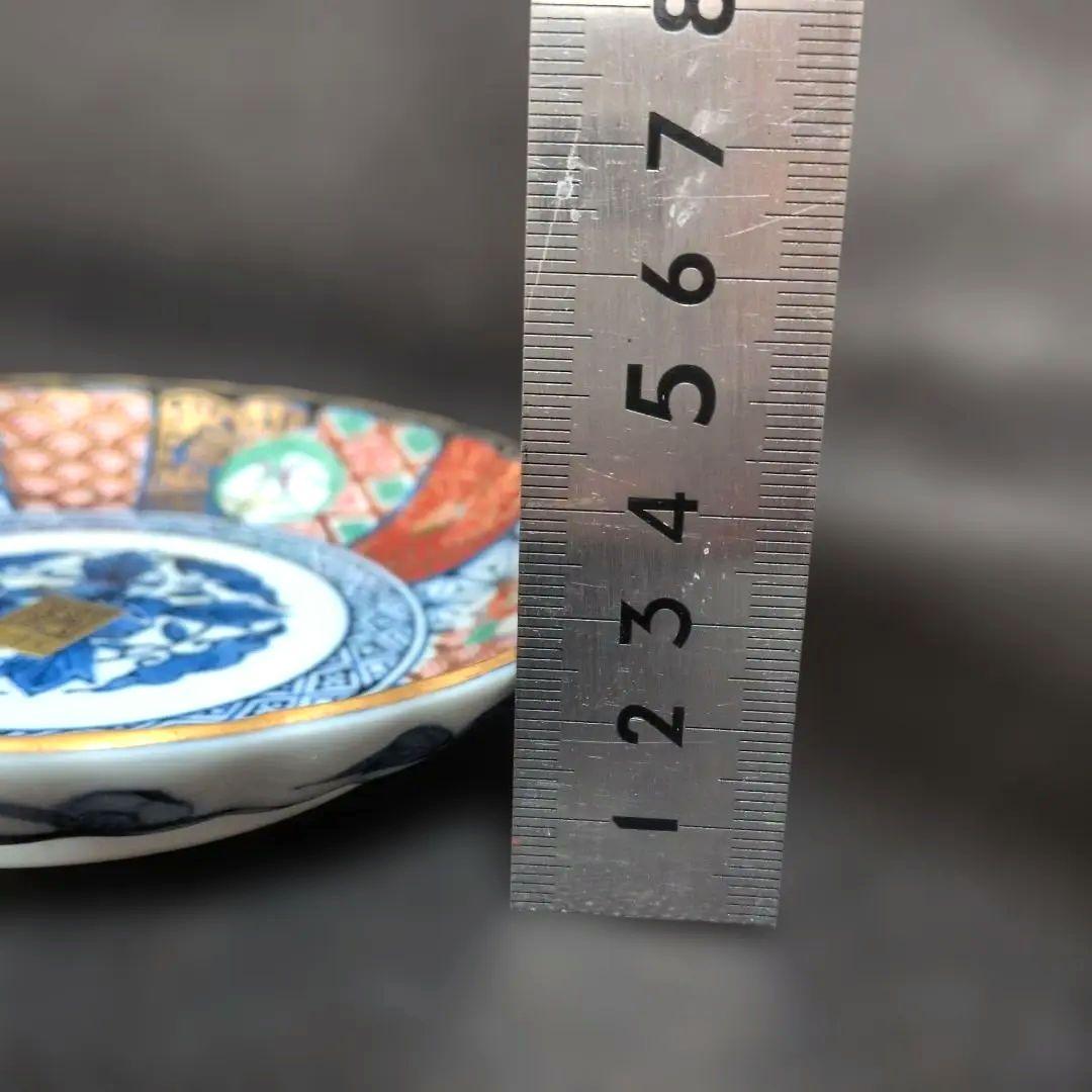 【未使用】美濃焼 三洋陶器 龍峰窯 銘々皿 5枚セット 古伊万里様式 金彩
