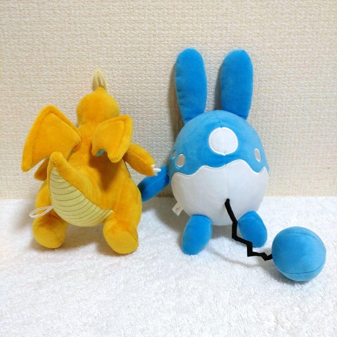 ポケモン　ぬいぐるみ☆発掘ピカチュウ/クワッス/レックウザ/カイオーガ/マリルリ