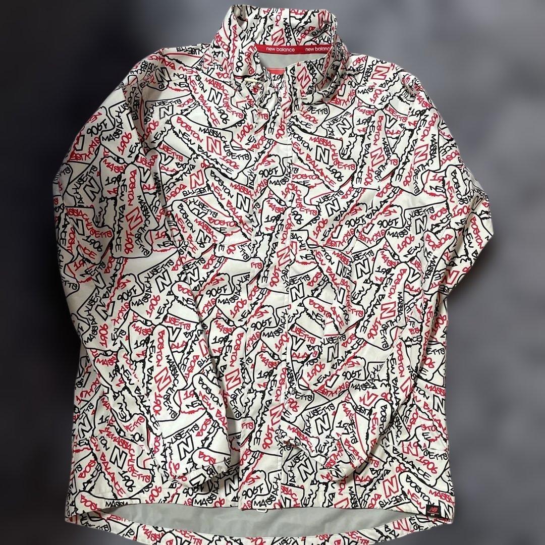new balance golf ロゴプリントジャケット サイズ5