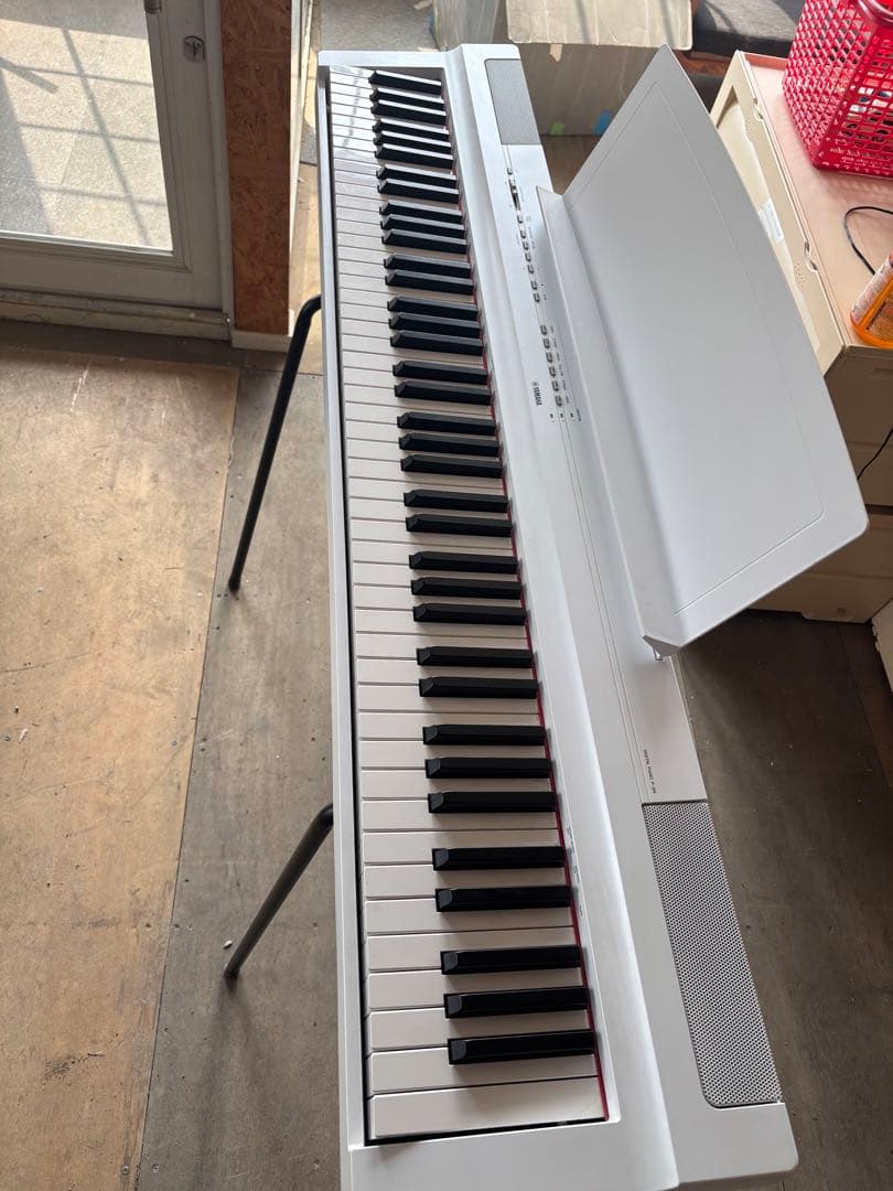 YAMAHA デジタルピアノ 88鍵 ホワイトp-125 2019年