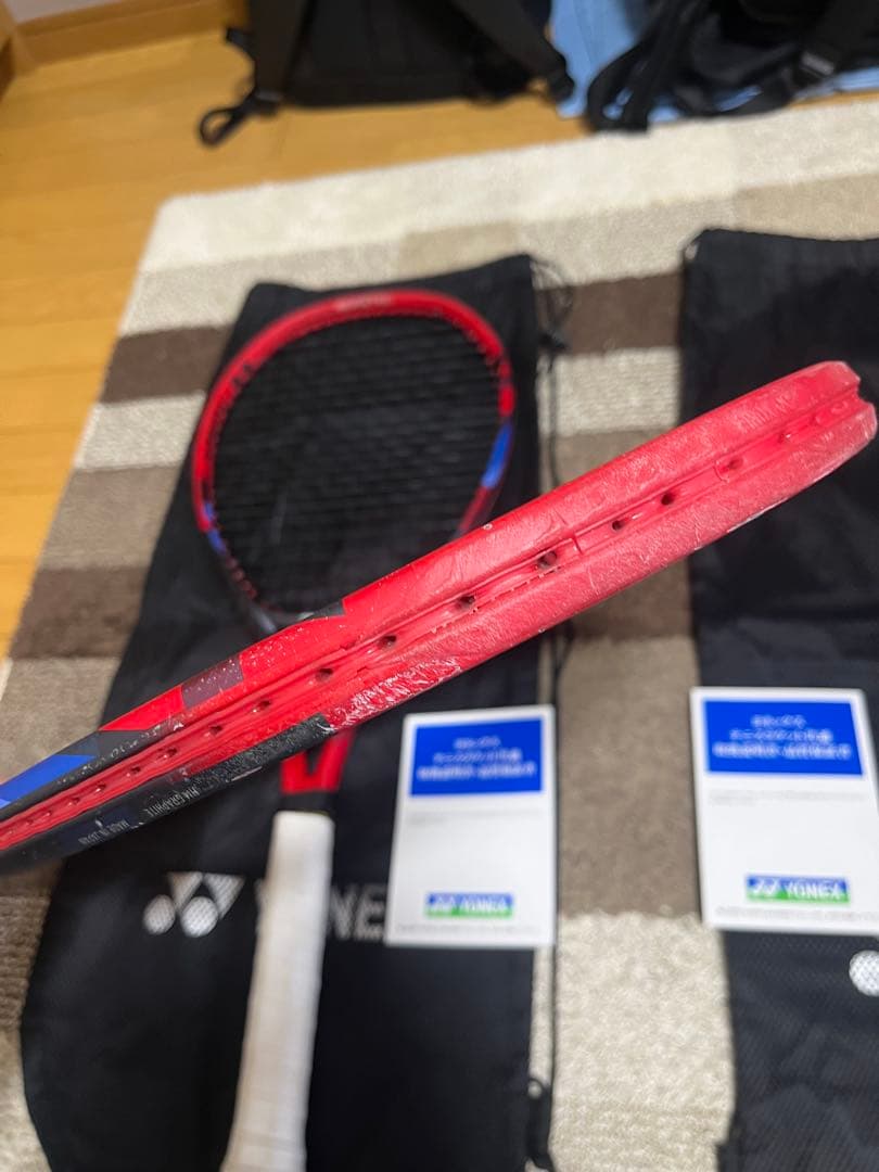 カスタムフィット！！YONEX 旧VCORE 98 テニスラケット２本セットG2