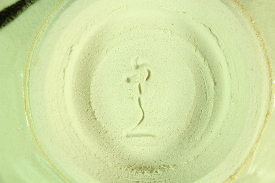懐石器 清水六兵衛 窯 染付 蘭乃画 碗 五客 共箱 未使用(K-YC646)