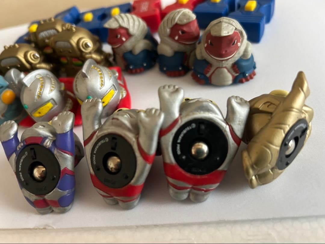 ウルトラマン　フィギュア コロビーズ ソフビ人形 ストラップ　家にあったセット