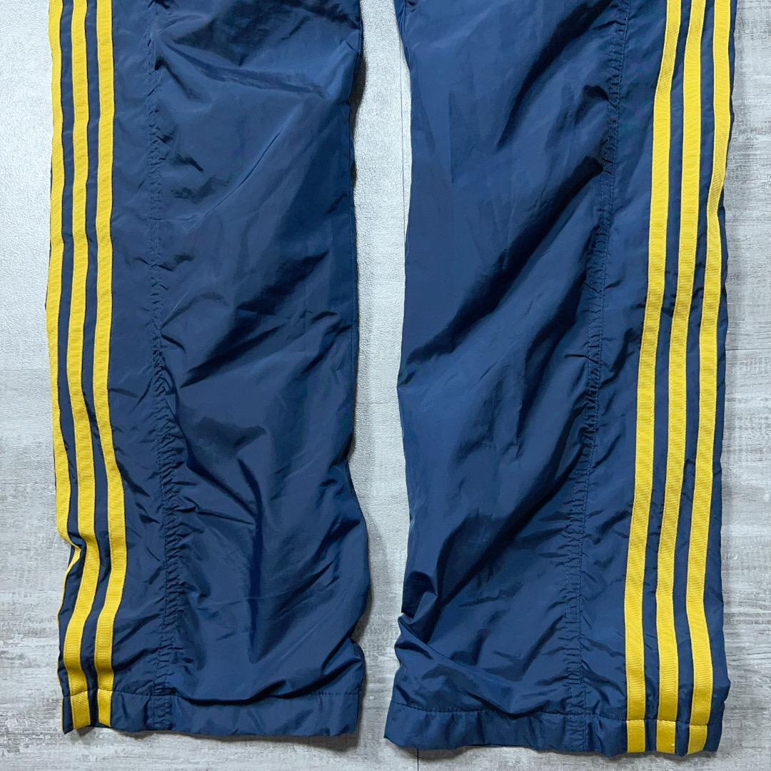 adidas 防寒 裏地 ウィンドブレーカー上下セット メンズ L ネイビー
