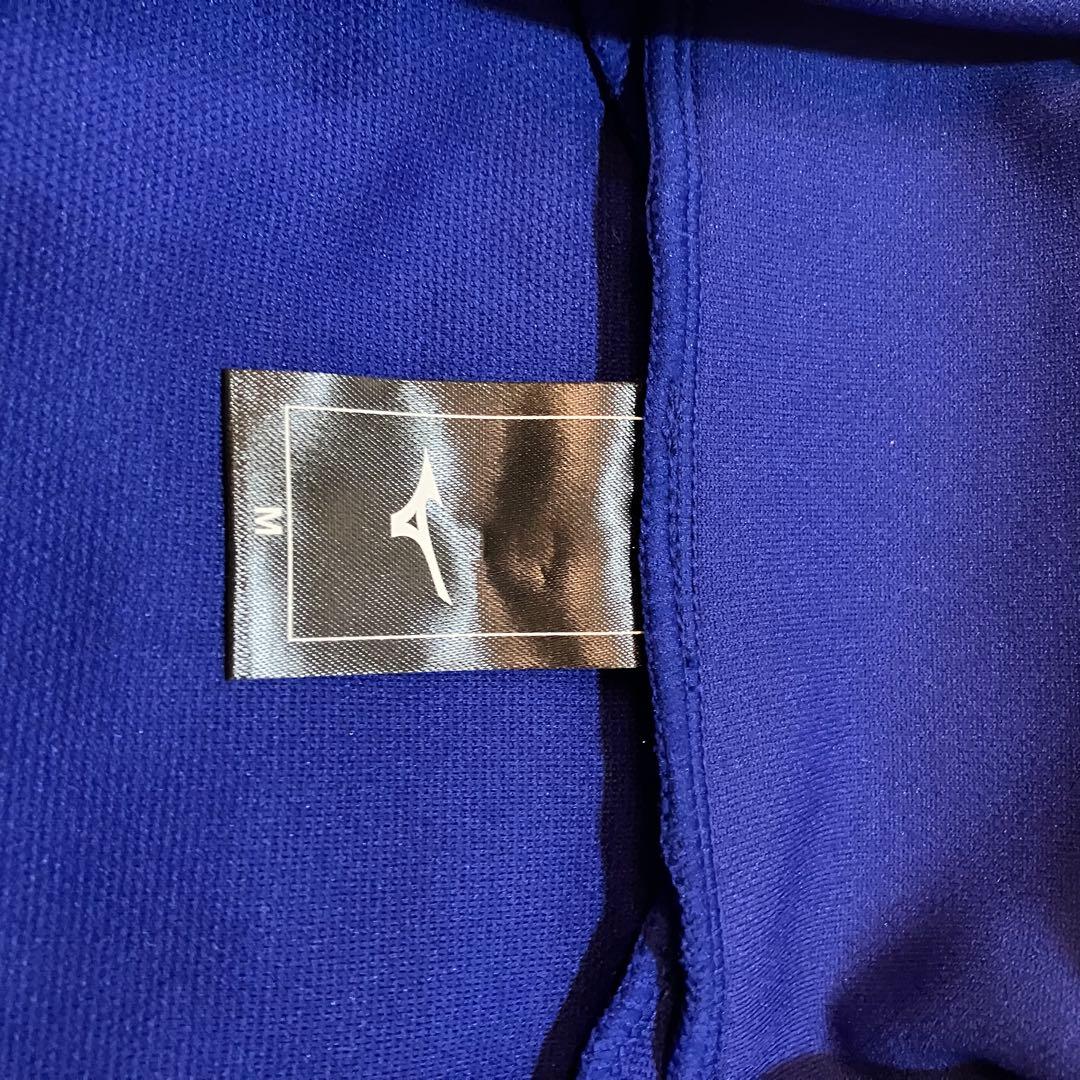 Mizuno ジャージ上下 青 Mサイズ未使用(送料込み)刺繍ロゴセットアップ