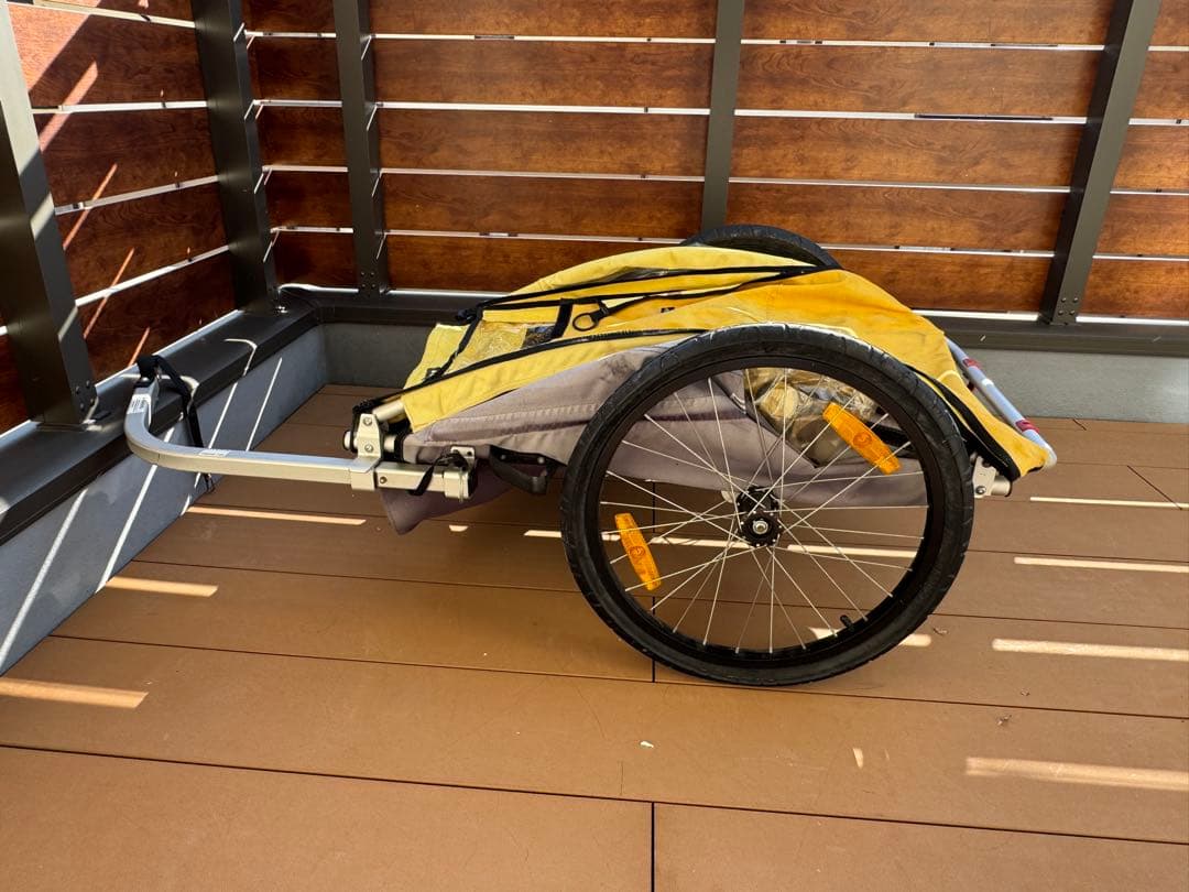 バーレー 2人乗サイクルトレーラー　BURLEY イエロー
