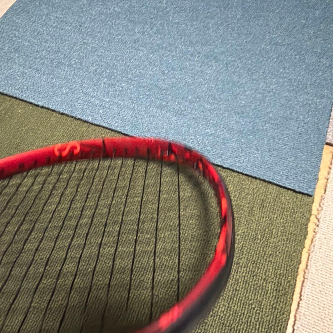 17番YONEX 軟式用ラケット レッド 日本製