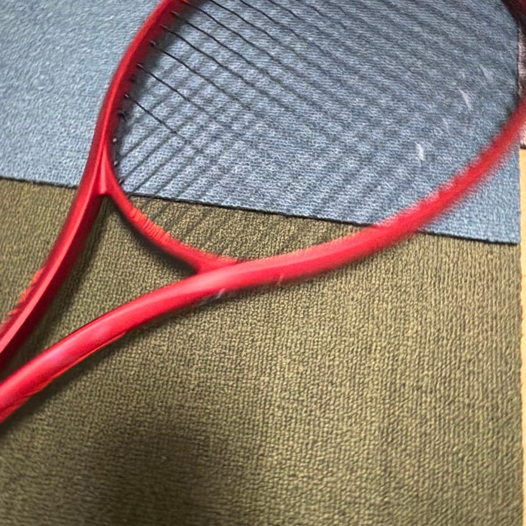 17番YONEX 軟式用ラケット レッド 日本製