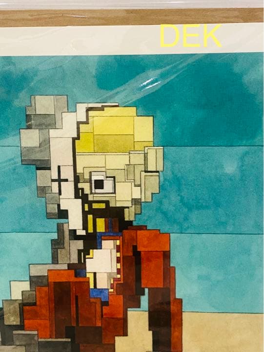 ADAM LISTER アダムリスター シルクスクリーン　KAWSモデル　アート