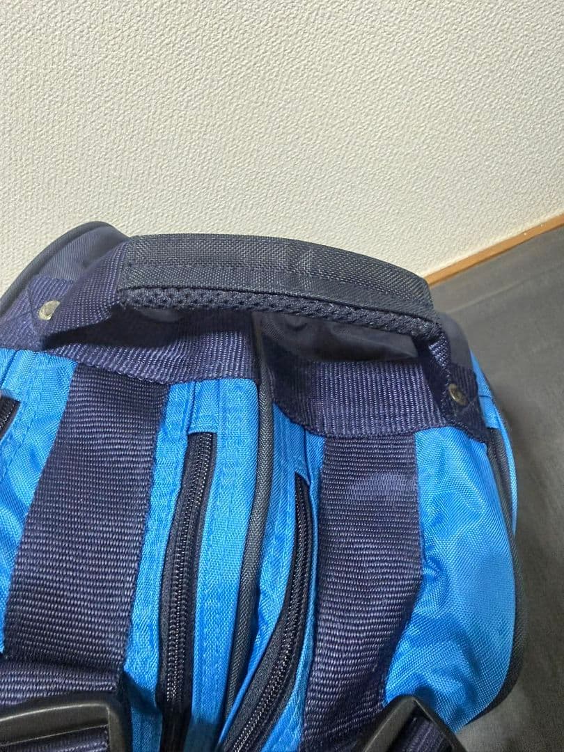 【本日限定】YONEX ラケットバッグ ブルー ショルダー付き 状態良好