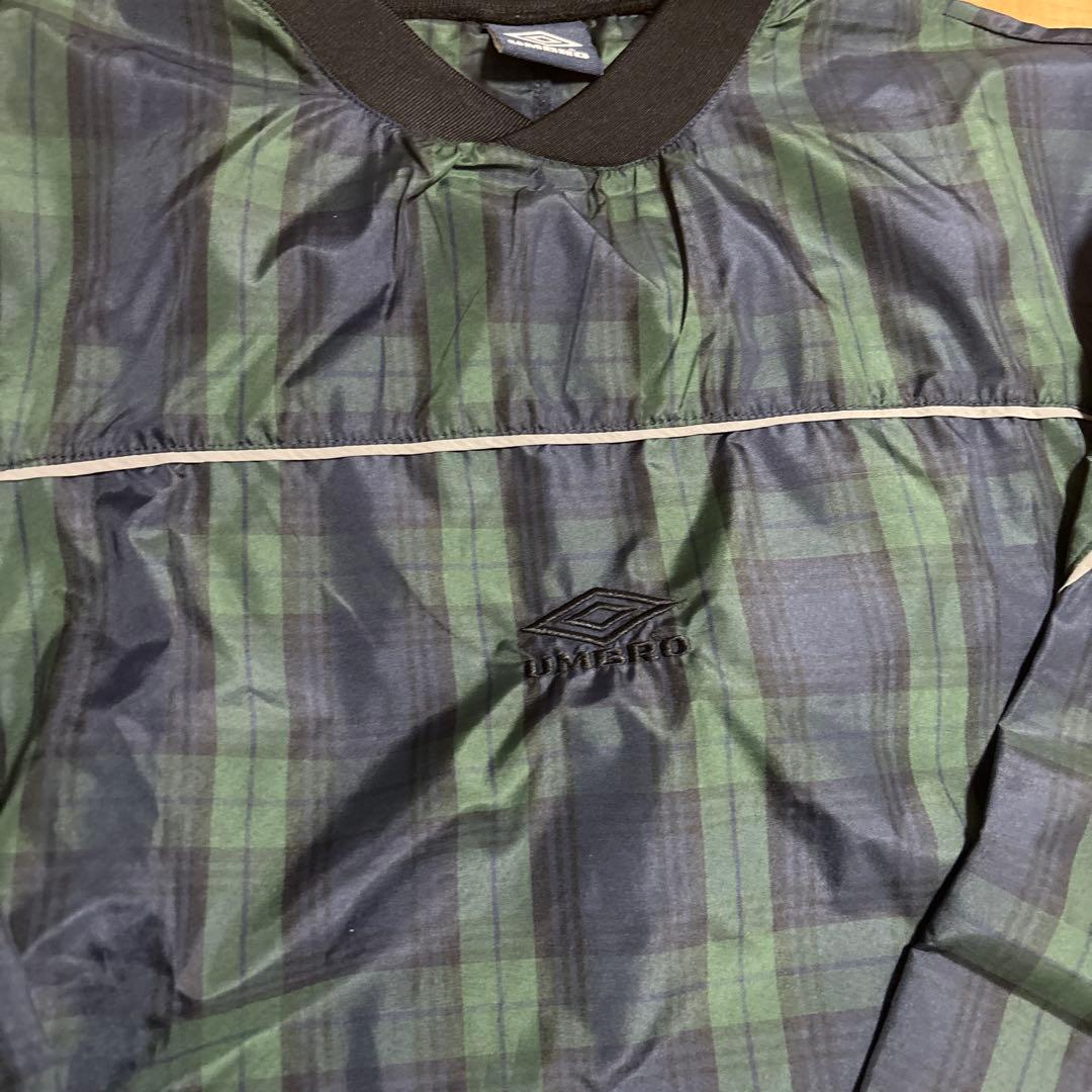 FREAK’S STORE UMBRO ブラックウォッチ ナイロンプルオーバー