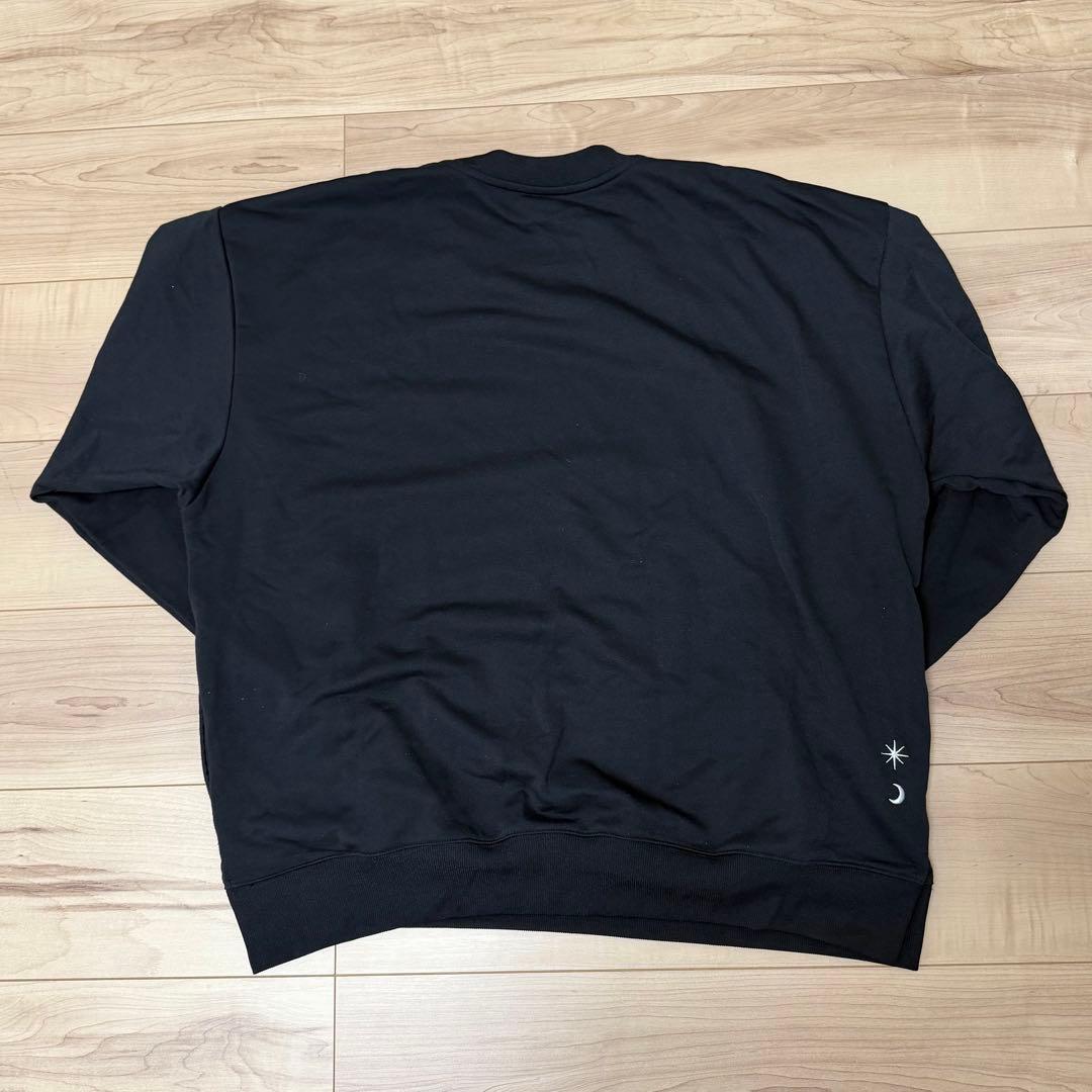 【Mサイズ】FUTEBOLISTA CREW SWEAT BLK クルーネック