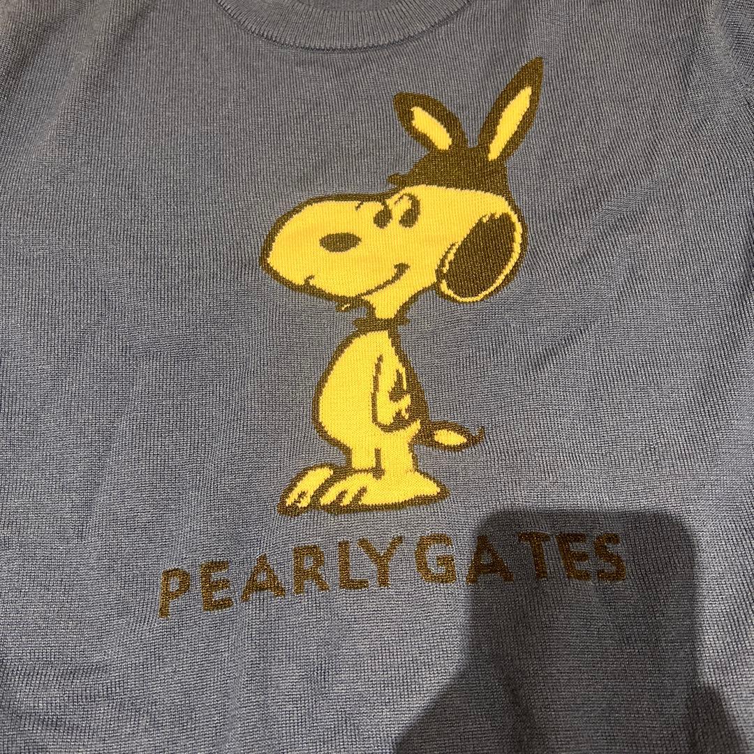 【美品】パーリーゲイツ×PEANUTS セーター スヌーピー 6 XL LL希少