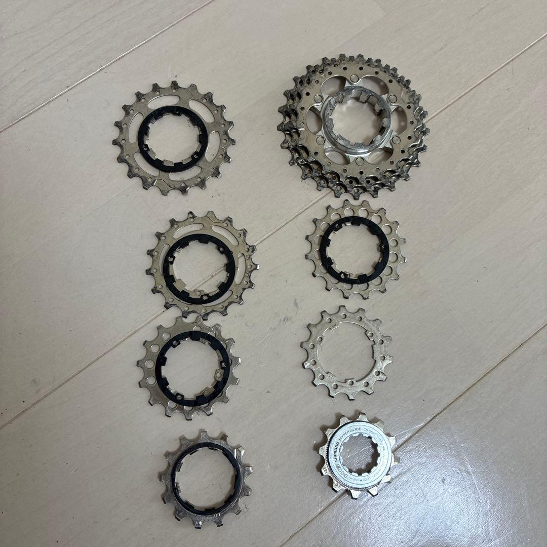 Shimano 105 コンポーネントセット　シフトレバーも追加