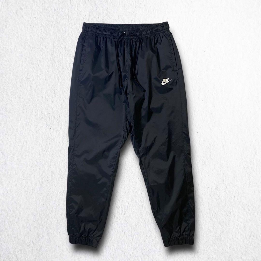 XL ナイキ NIKE ビッグロゴ ナイロン セットアップ 上下セット 黒