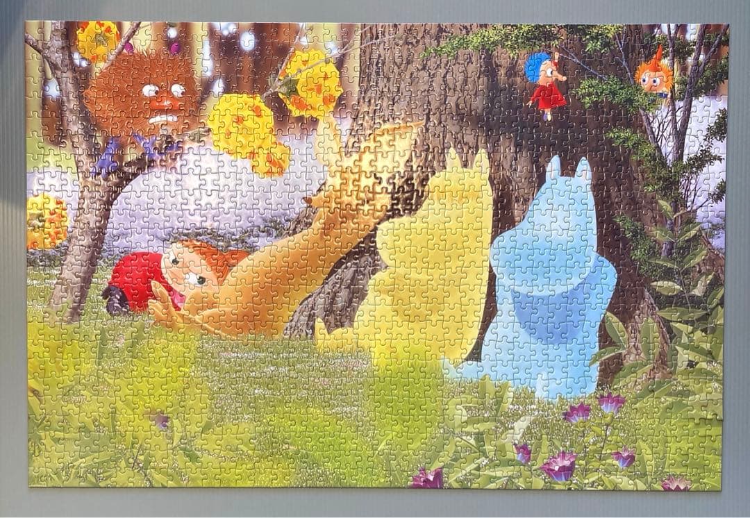 ムーミン　ジグソーパズル　仲良くお昼寝　1000ピース