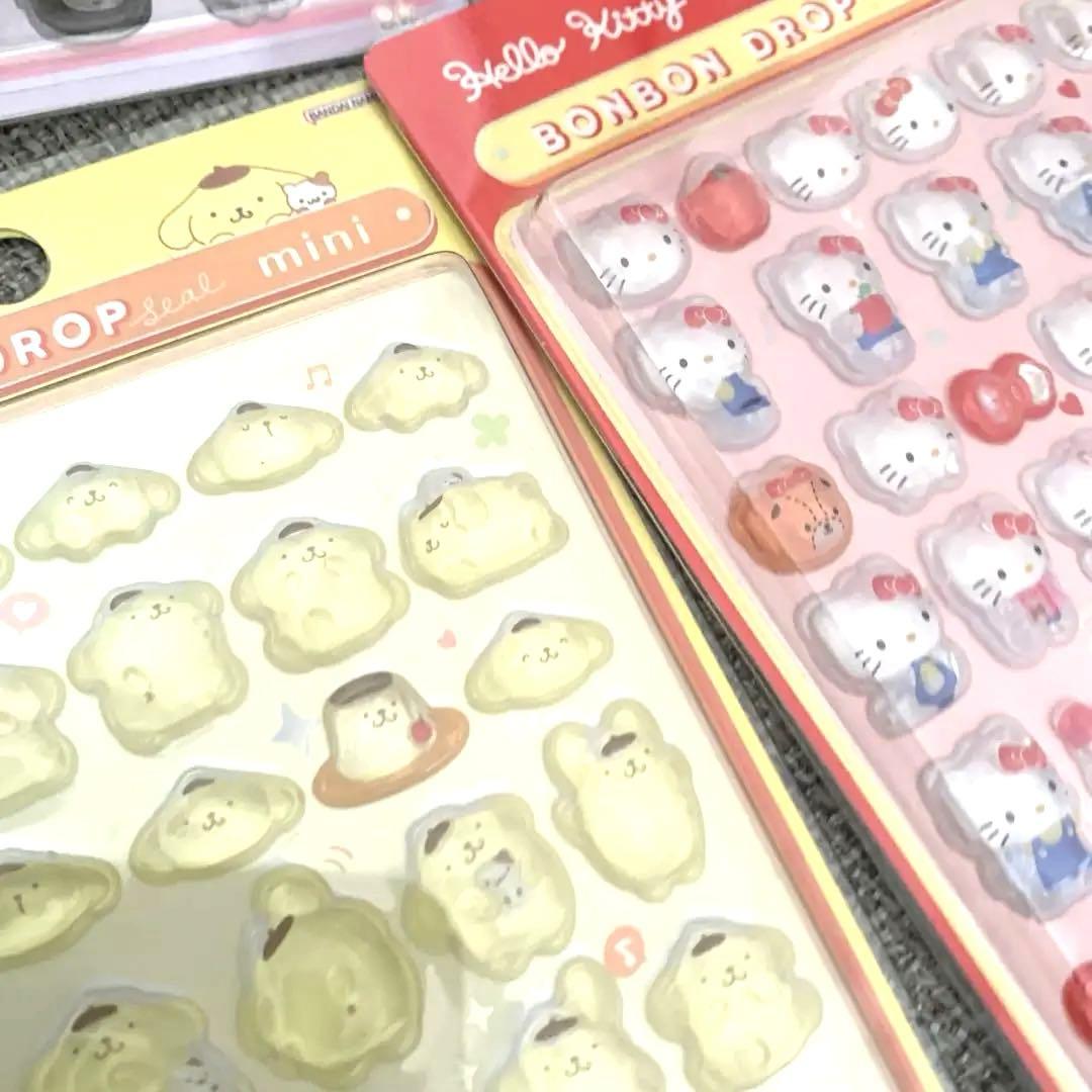 正規品　サンリオミニ ボンボンドロップ シール8枚セット