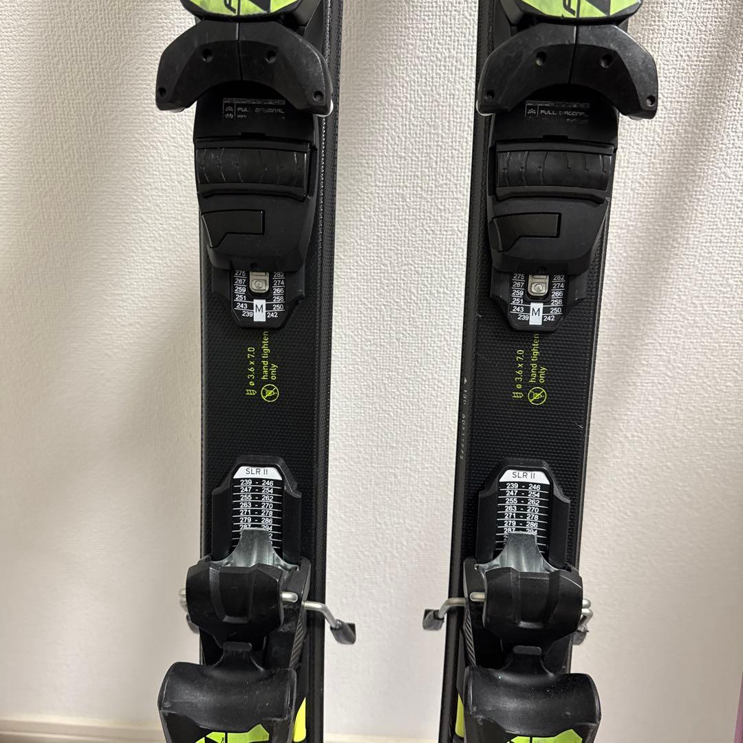 FISCHER RC4 RACE JR スキー板130cm とポールセット