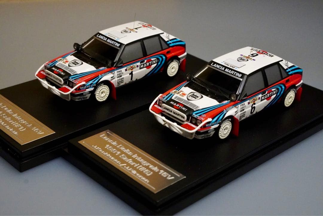 1/43 HPI ランチアデルタ16V サファリ仕様 2台セット