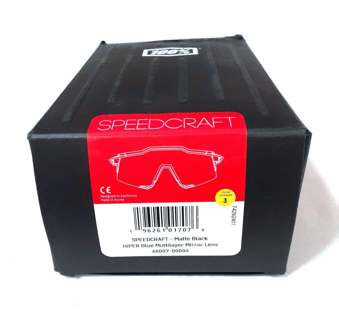 100％ Speedcraft ブラック ブルー ワンハンドレッド