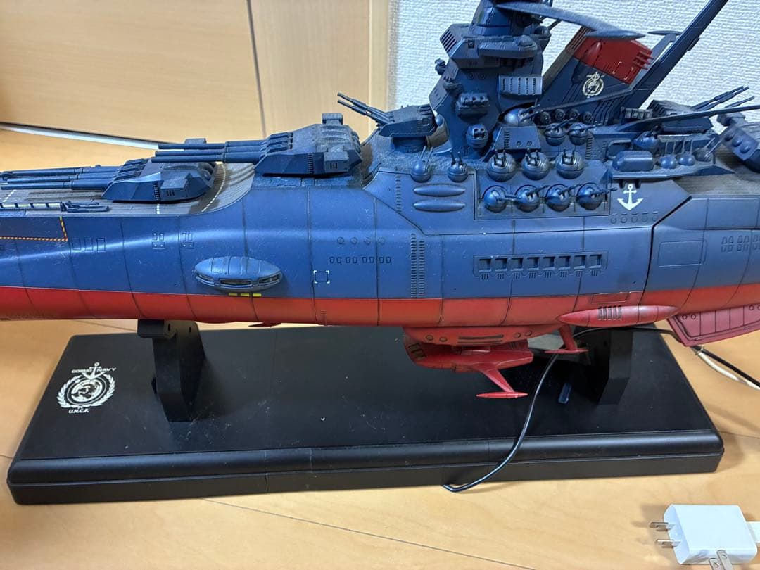 D*5様 宇宙戦艦ヤマト2199 完成品 台座付き 配線あり カスタム塗装 大型