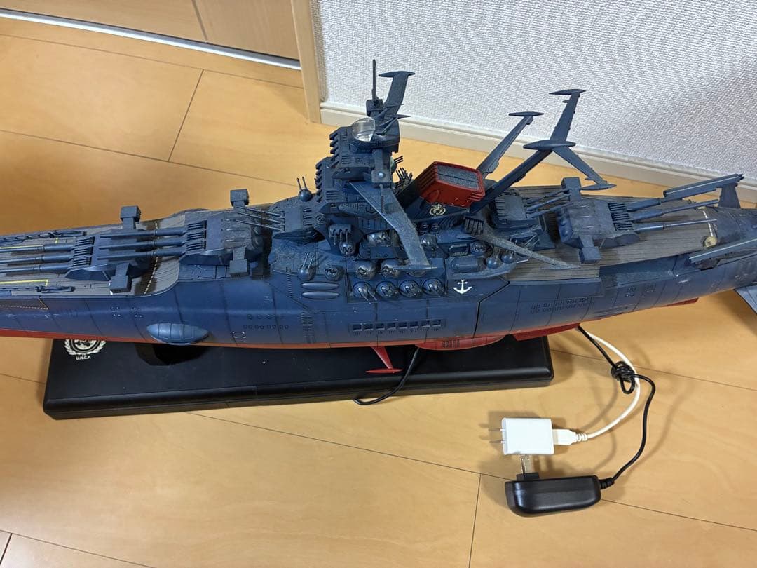 D*5様 宇宙戦艦ヤマト2199 完成品 台座付き 配線あり カスタム塗装 大型