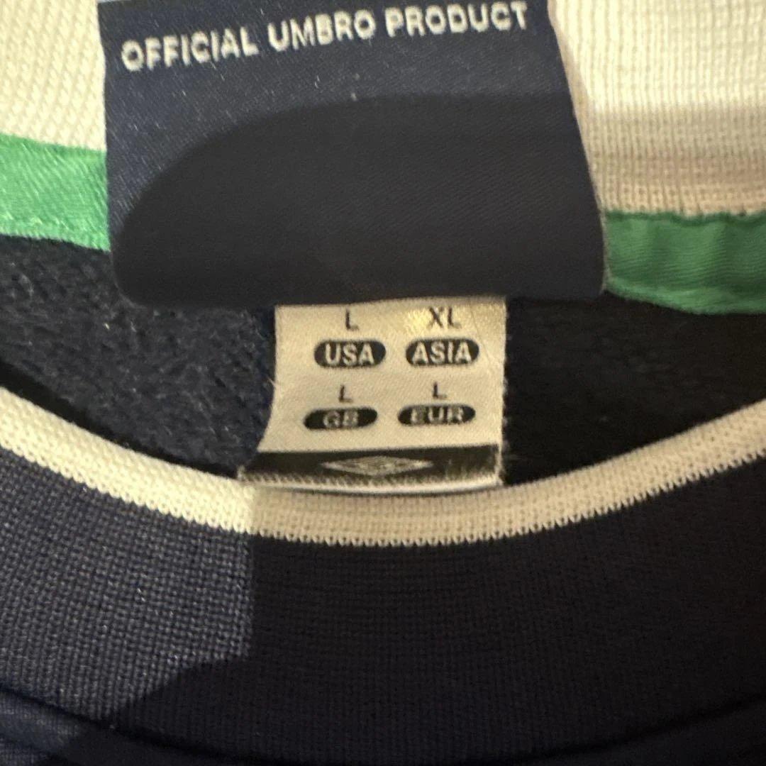 Umbro ネイビー ジャージ Lサイズ　アイルランド　スウェット