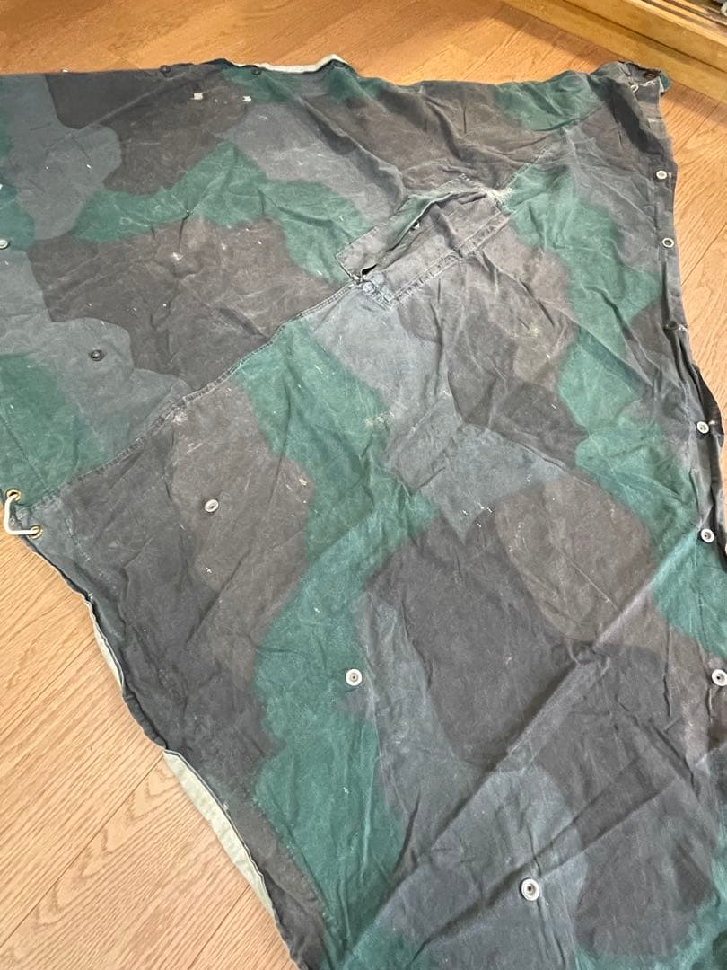 スウェーデン軍幕 used 4枚セット