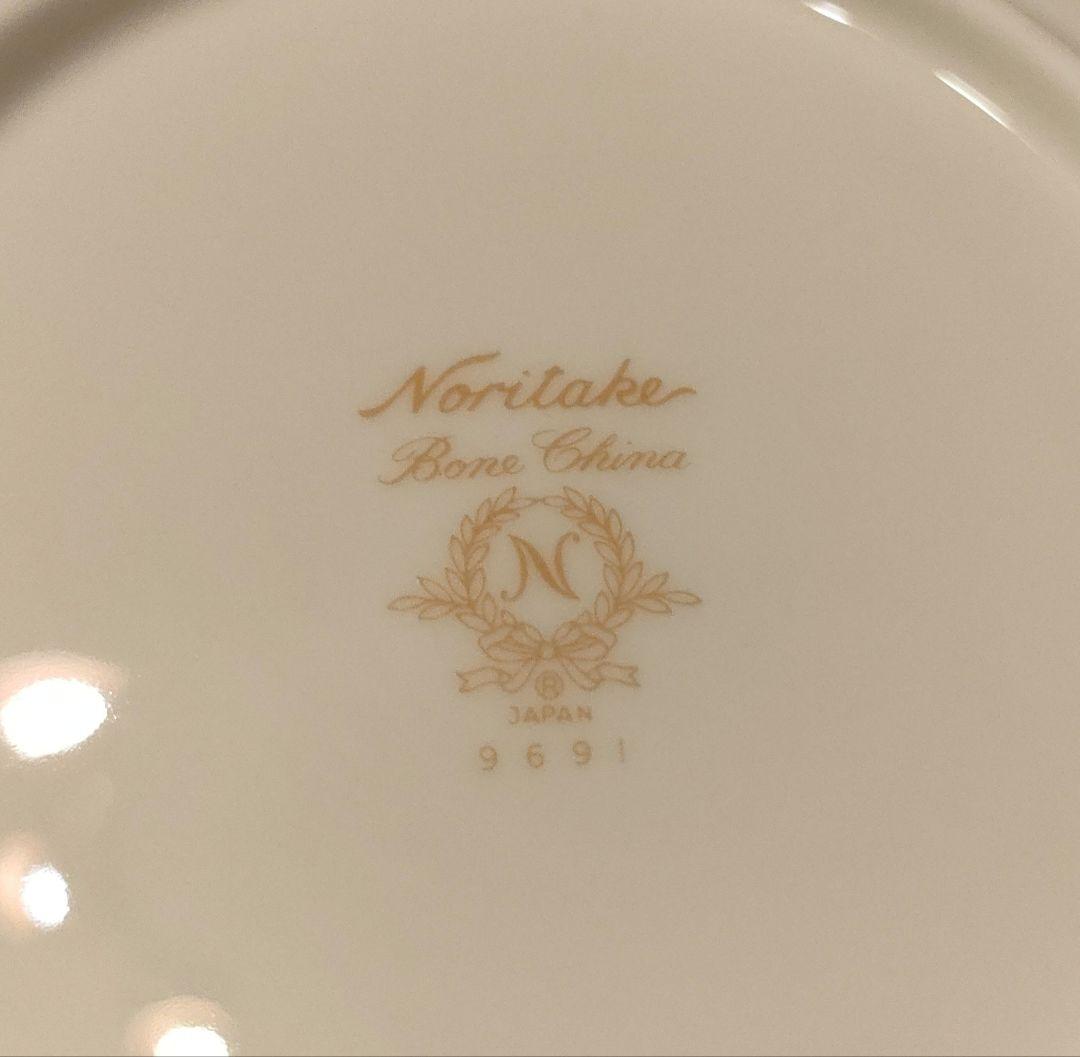 Noritake ノリタケ ホワイト 浅皿 6枚セット 約19cm ②