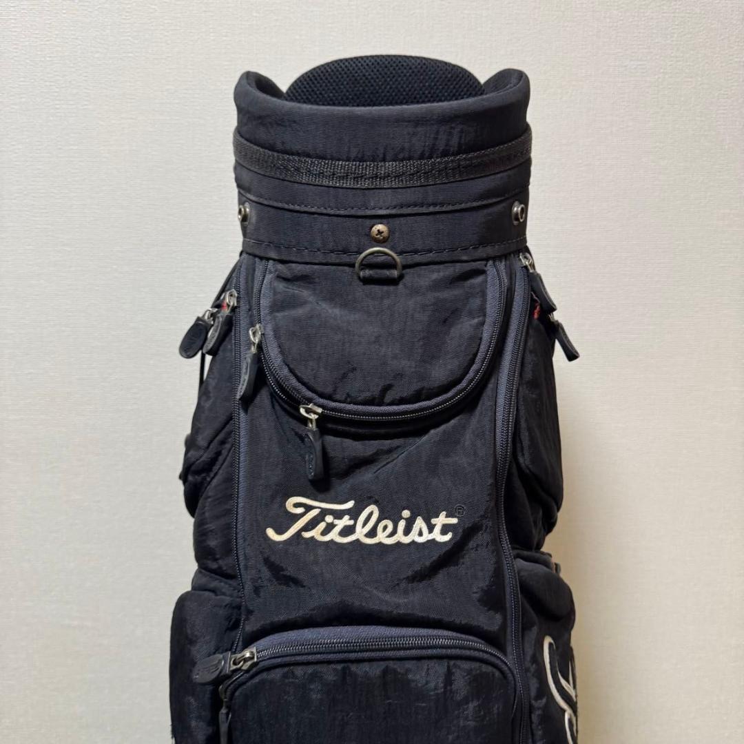 Titleist タイトリスト ナイロン 軽量 キャディバッグ ゴルフバッグ