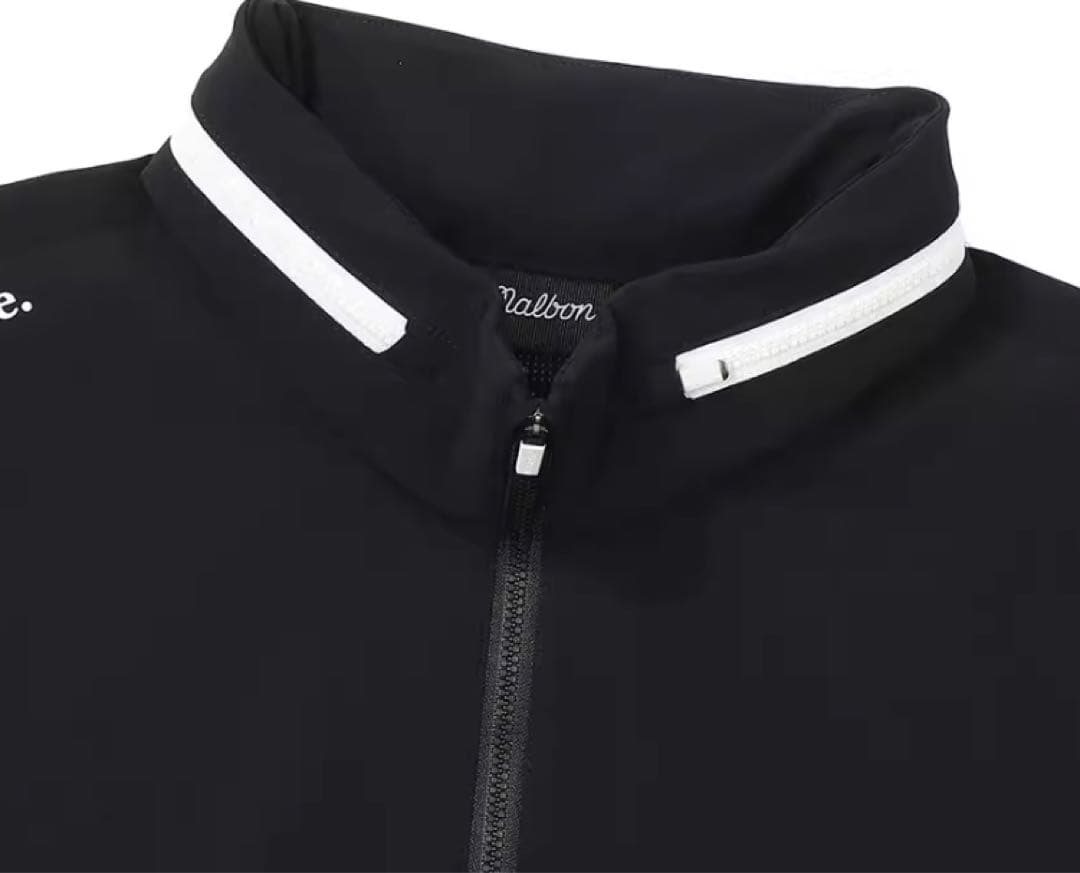 Malbon ゴルフ セットアップ 半袖ハーフジップ＋ショートパンツ