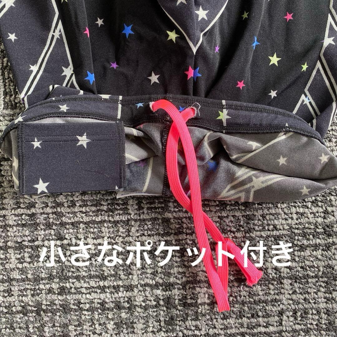CWX☆星柄☆トレーニング☆タイツ☆黒