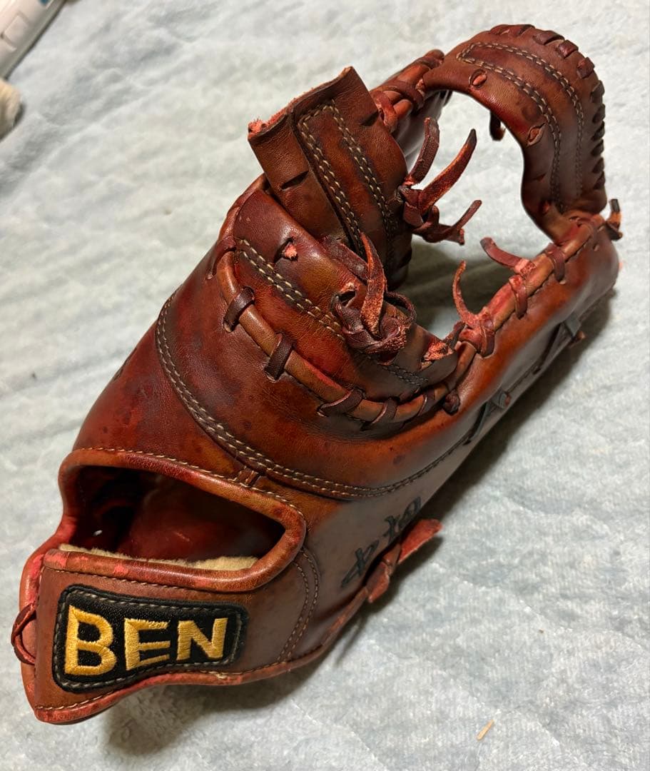 【ヴィンテージ】BEN 硬式用ファーストミット　中畑清が使用していたミット