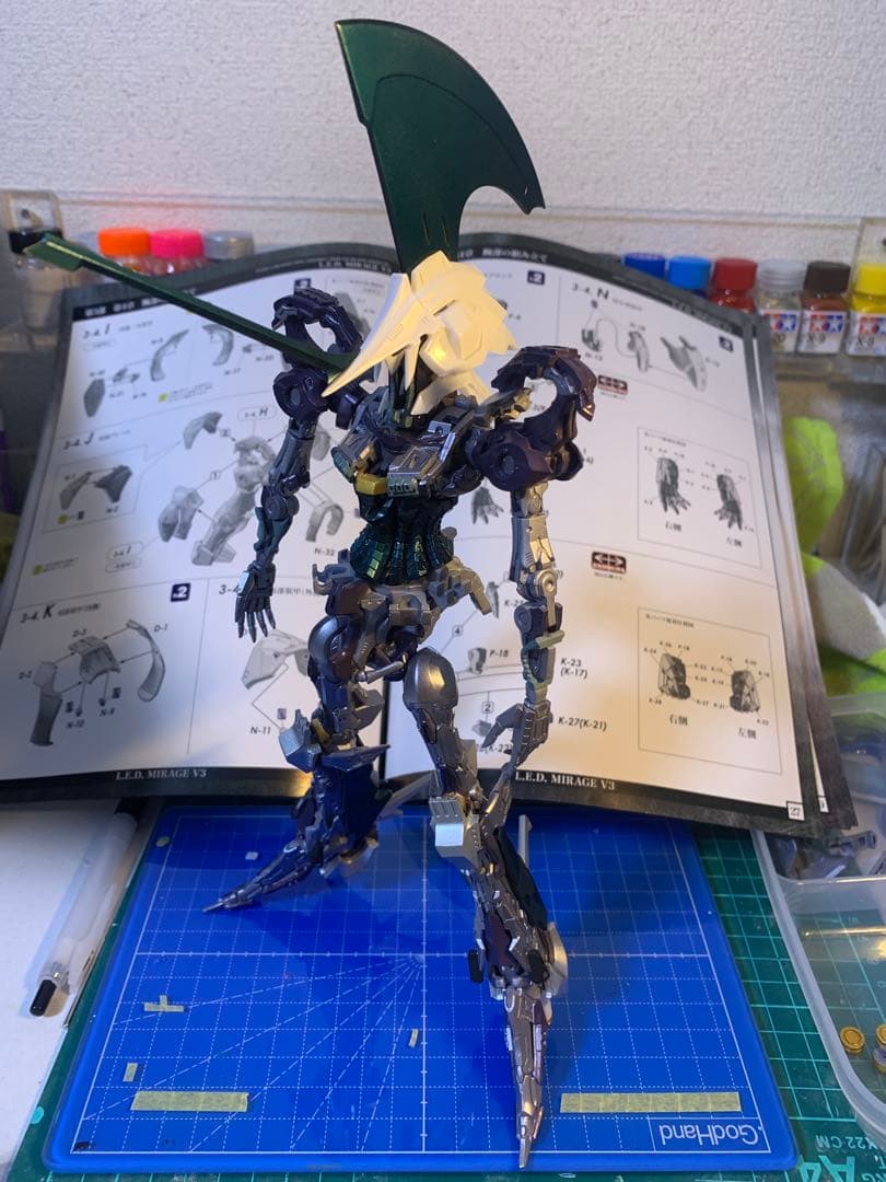【完成品】IMS 1/100 レッドミラージュV3 単騎仕様