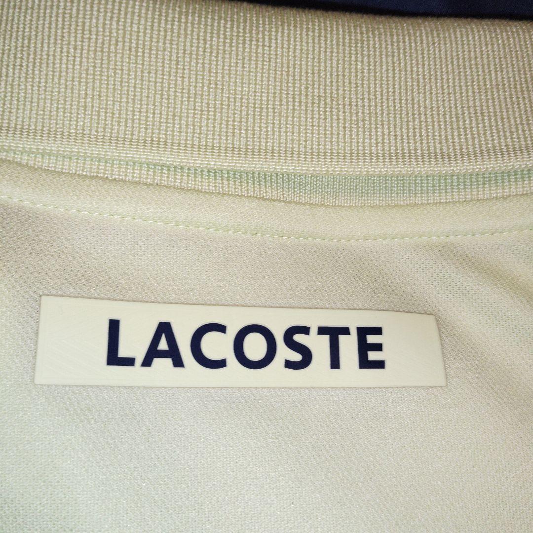 ディミトロフモデル　LACOSTE ライトイエローポロシャツLとパンツL