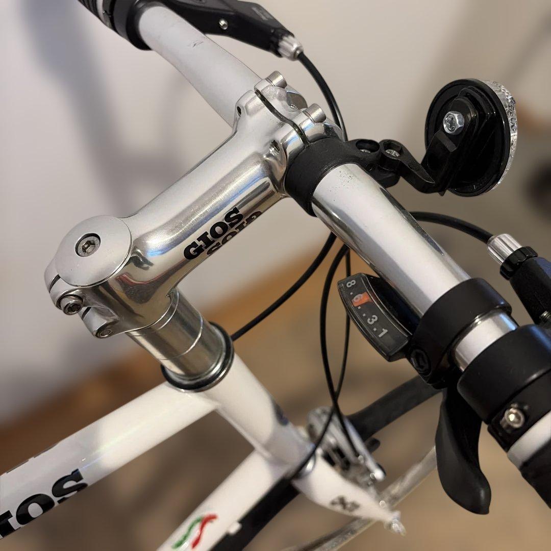 6000円引　GIOS MIGNON ホワイト ミニベロ　510 手渡し