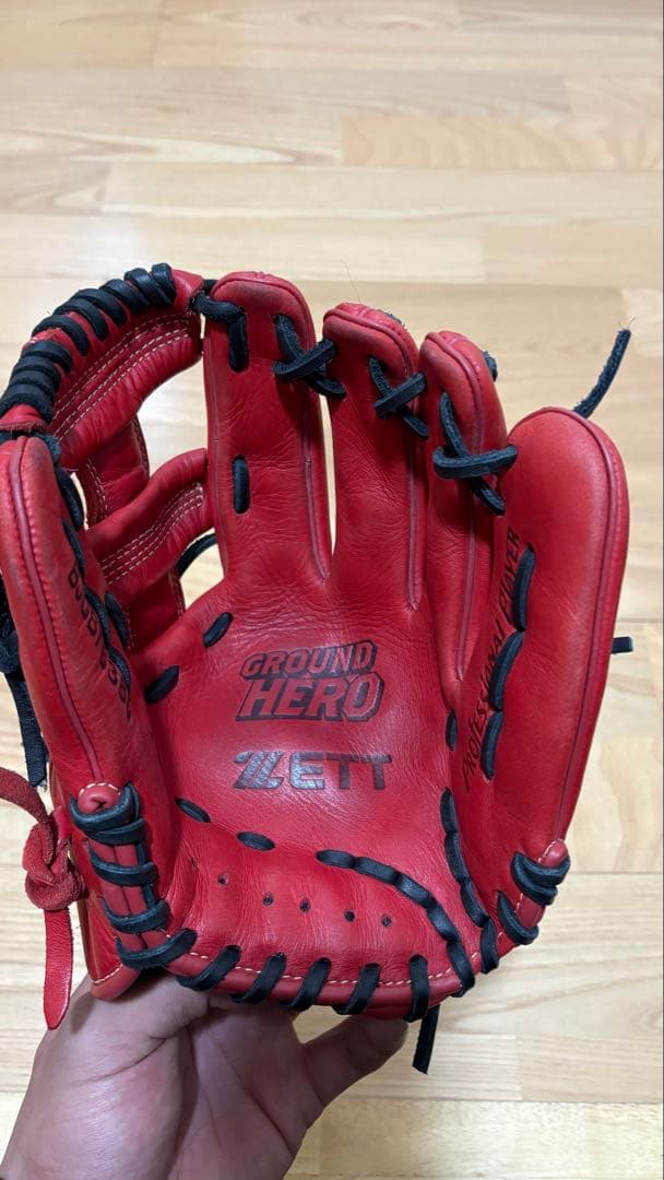 ZETT GROUND HERO ジュニア用軟式グローブ
