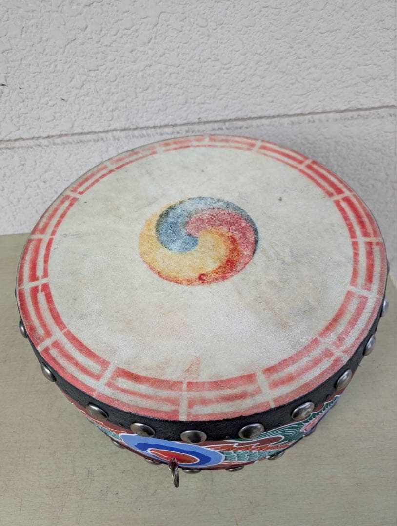 【リユース品】太鼓①　1尺3寸　38ｃｍ　両面太鼓　祭り　祭事