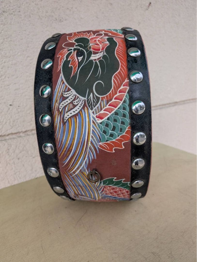【リユース品】太鼓①　1尺3寸　38ｃｍ　両面太鼓　祭り　祭事