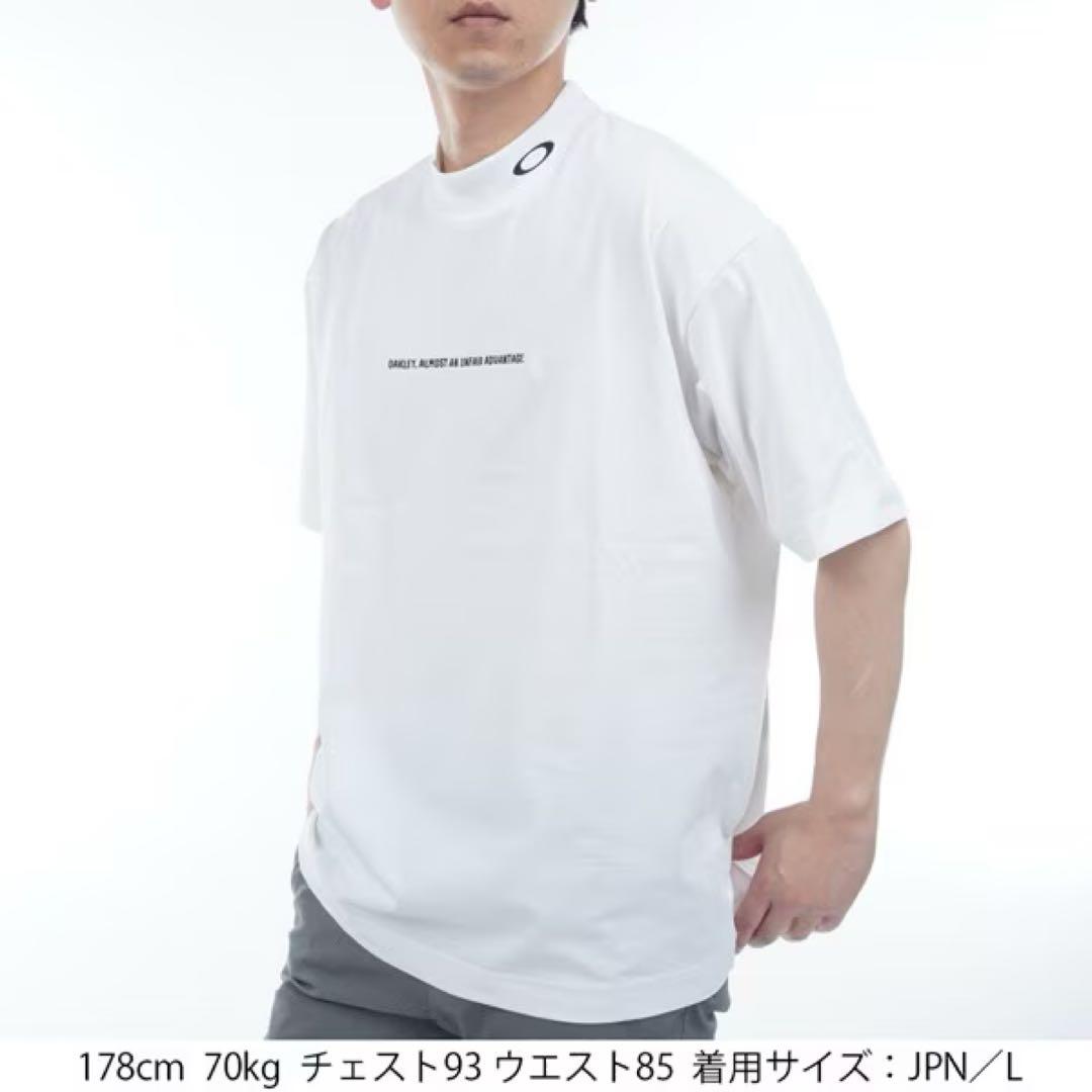 【新品】オークリー ／ハイネック／モックネック／ワイドフィット／半袖
