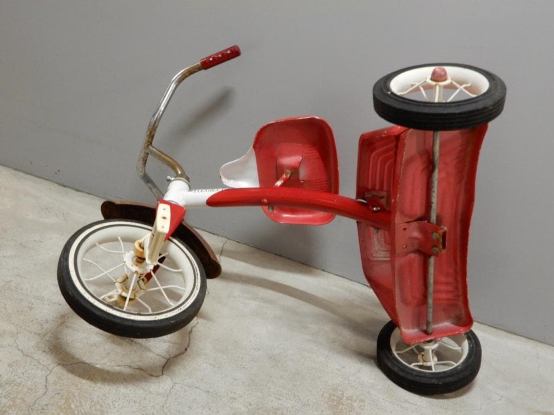 貴重!!　50～60's　USA製　FLEXIBLE FLYER　三輪車　良品