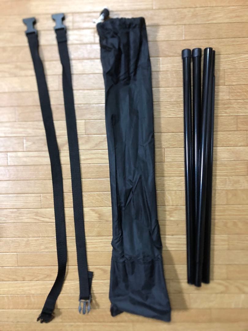 DOD ONE POLE (S) キャンプテント 黒　グランドシート付属
