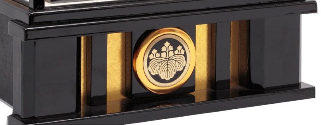 東京久月　家紋付破魔弓ガラスケース１５号・間口約３7×奥行約２８×高さ約５７㎝