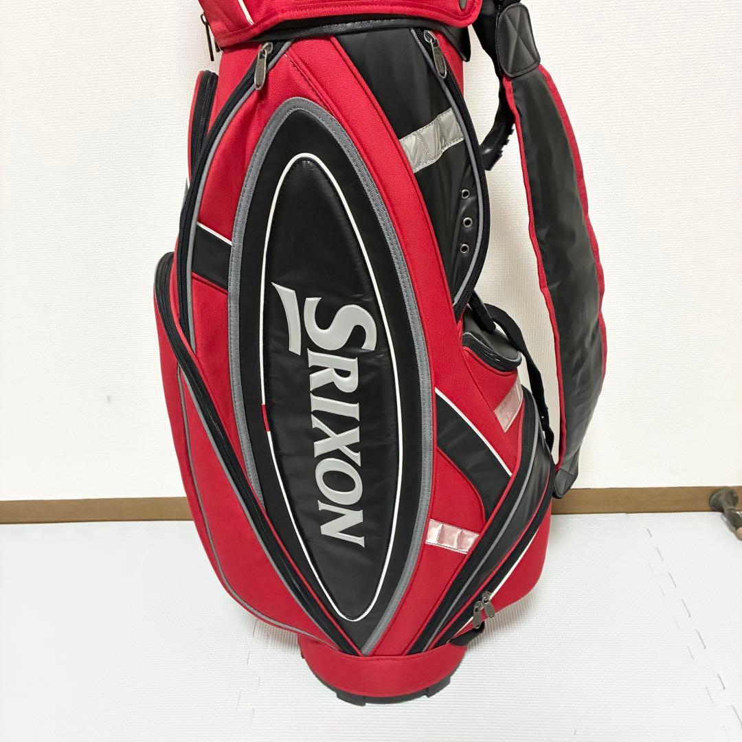 SRIXON スリクソン キャディバッグ 赤 ゴルフバッグ メンズ