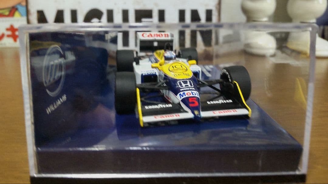 ミニチャンプス製.ウイリアムズ.ホンダ.ＦＷ１１Ｂ.１９８７年. マンセル仕様