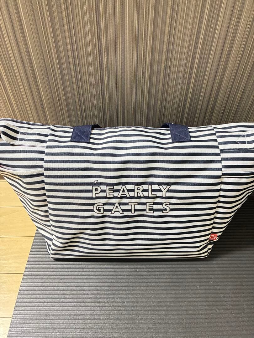 PEARLY GATES ストライプ トートバッグ