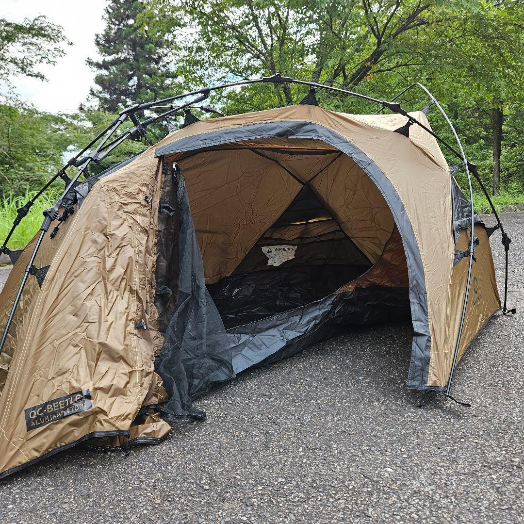 QUICKCAMP ワンタッチ ツーリングテント QC-BEETLE1 軽量